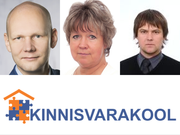 Kinnisvarakooli lektorid: Tõnu Toompark, Evi Hindpere, Marko Sula