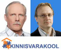 Kinnisvarakooli lektorid Martin Kõiv ja Kristjan Gross